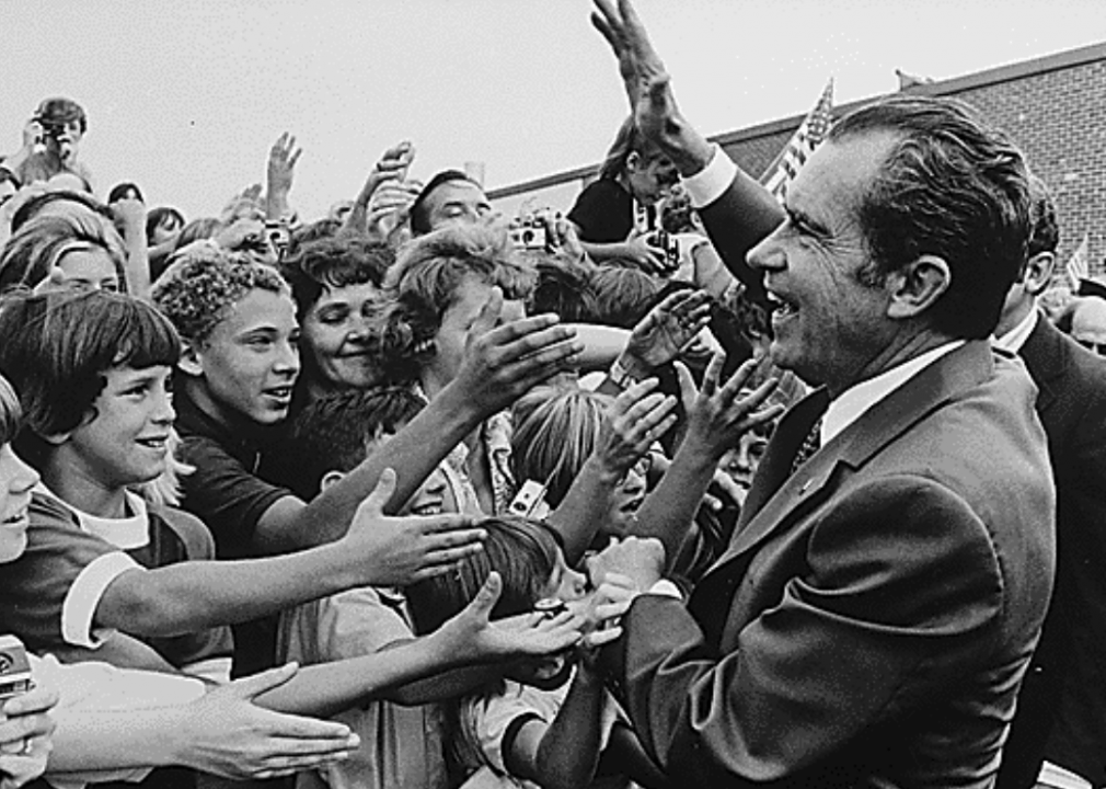 1972: President Richard Nixon is reelected